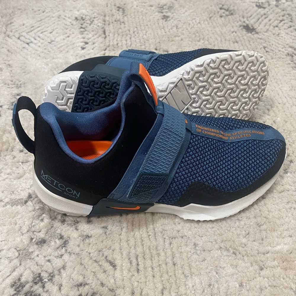 Nike Metcon Sport Training Shoes Blue Men's Size 8 AQ7489-008 Athletic Sneakers